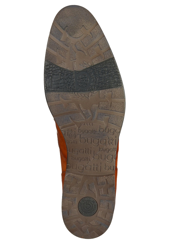 Bugatti Businessschuhe Glattleder Cognac - surf4shoes
