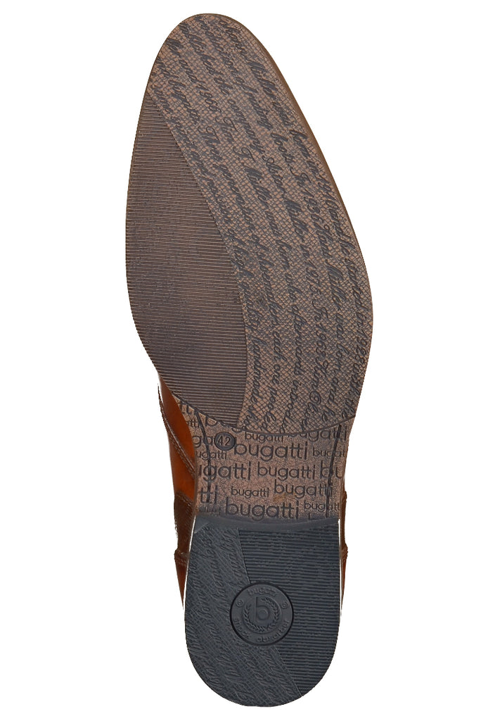 Bugatti Businessschuhe Glattleder Cognac - surf4shoes