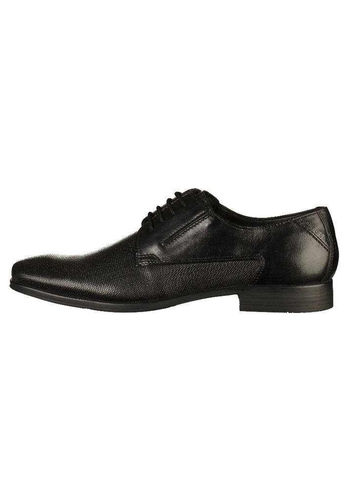Bugatti Businessschuhe Glattleder Schwarz - surf4shoes