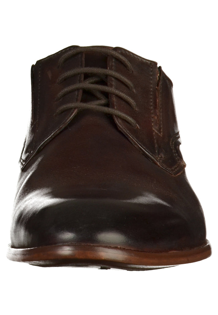 Bugatti Businessschuhe Glattleder Dunkelbraun - surf4shoes