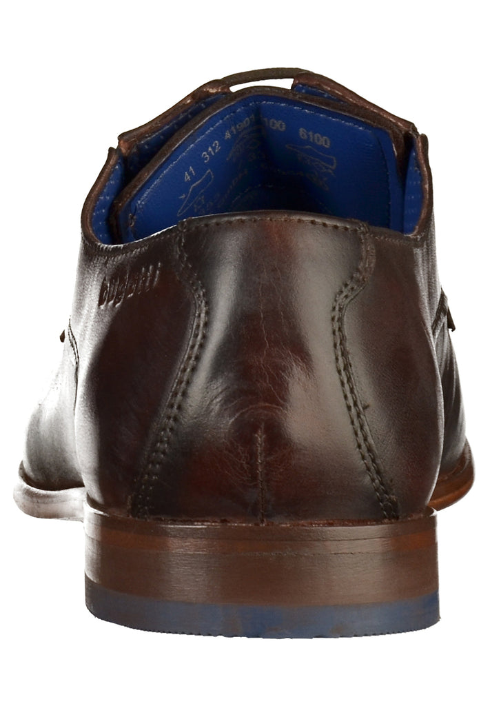 Bugatti Businessschuhe Glattleder Dunkelbraun - surf4shoes