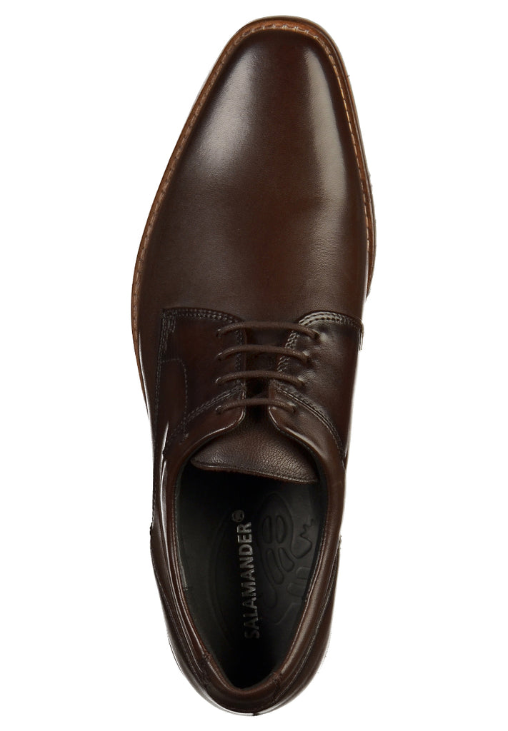Salamander Businessschuhe Leder Dunkelbraun - surf4shoes
