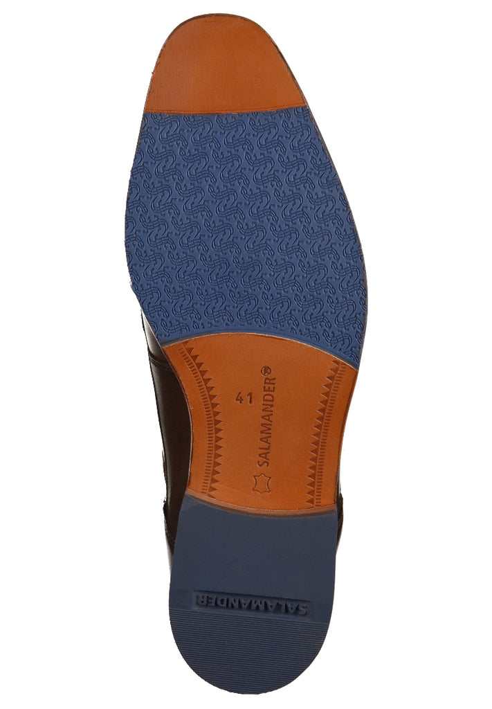 Salamander Businessschuhe Leder Dunkelbraun - surf4shoes