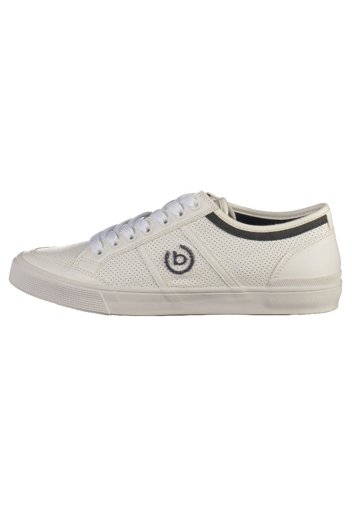 Bugatti Sneaker Lederimitat Weiß - surf4shoes