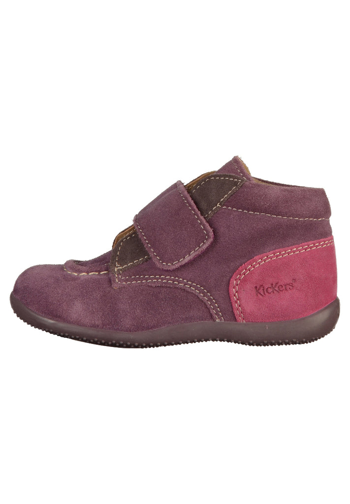 Kickers Halbschuhe Leder Violett - surf4shoes