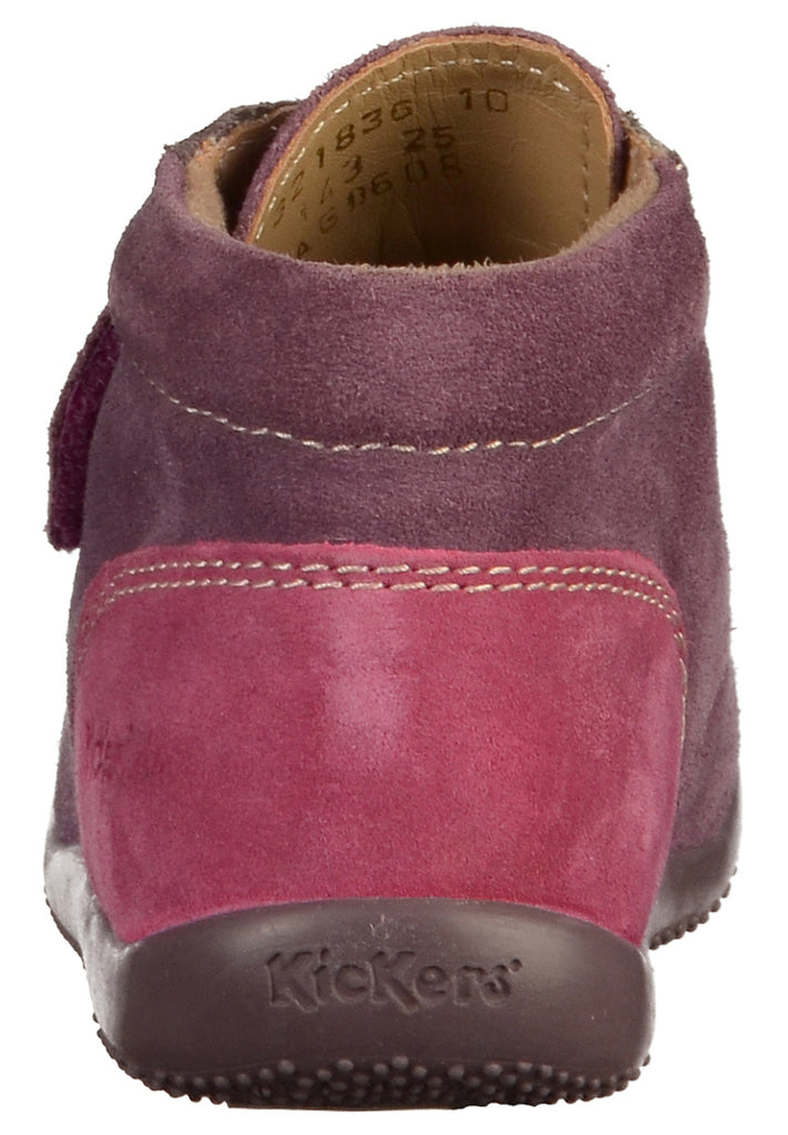 Kickers Halbschuhe Leder Violett - surf4shoes