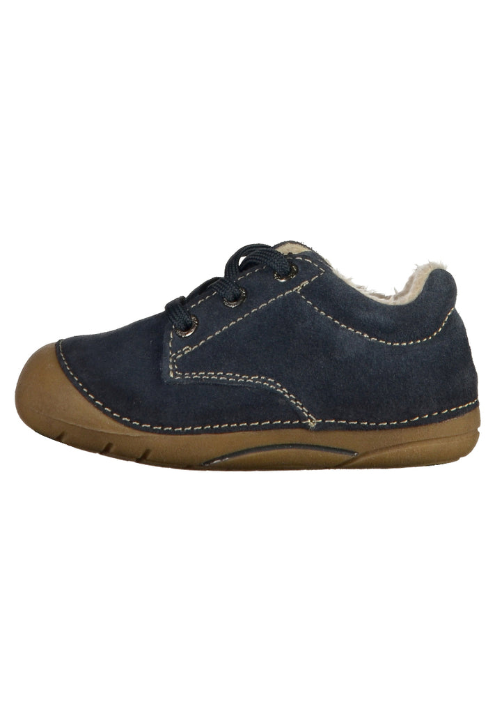 Lurchi Halbschuhe Veloursleder Dunkelblau - surf4shoes