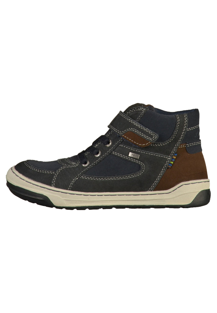 Lurchi Sneaker Nubukleder Blau - surf4shoes