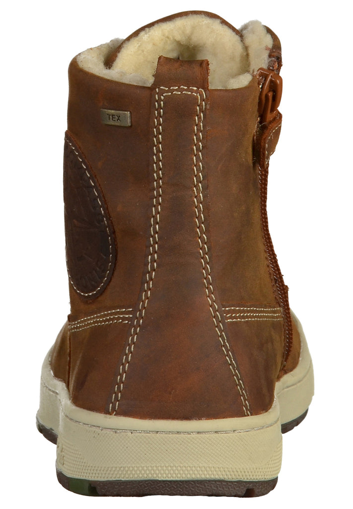 Lurchi Stiefelette Leder Tan Tabacco - surf4shoes