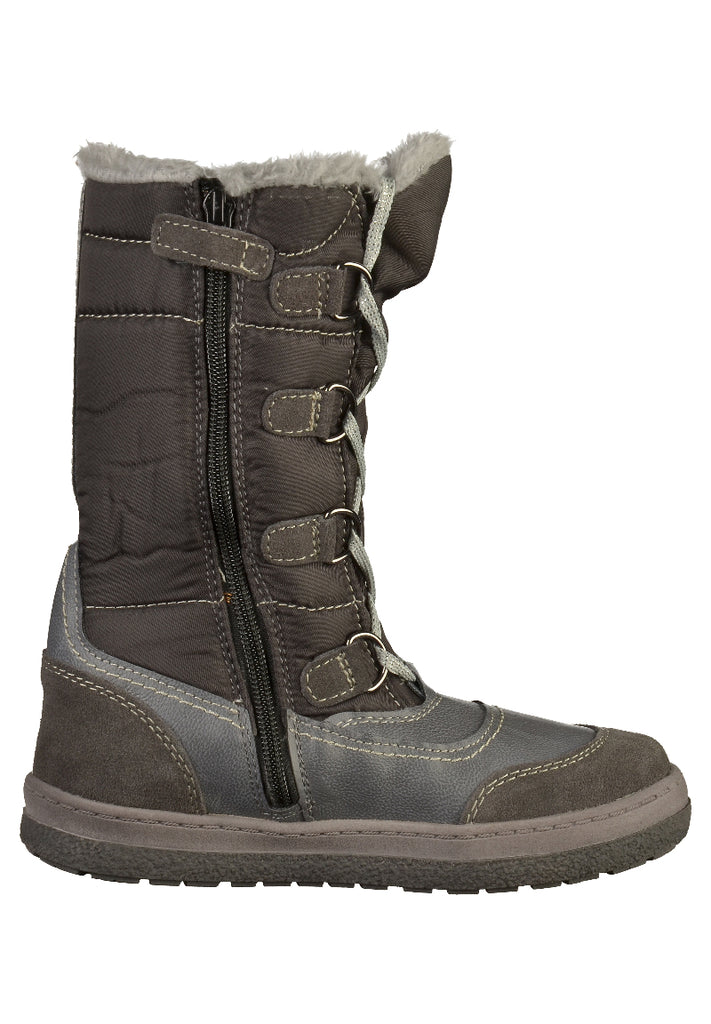 Lurchi Stiefel Leder/Textil Dunkelgrau - surf4shoes