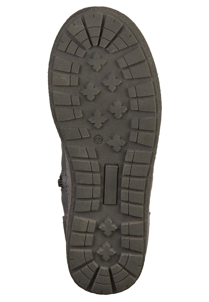 Lurchi Stiefel Leder/Textil Dunkelgrau - surf4shoes