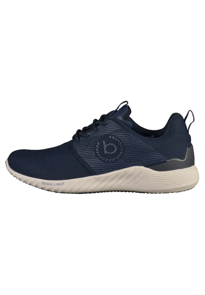 Bugatti Sneaker Lederimitat/Textil Dunkelblau - surf4shoes