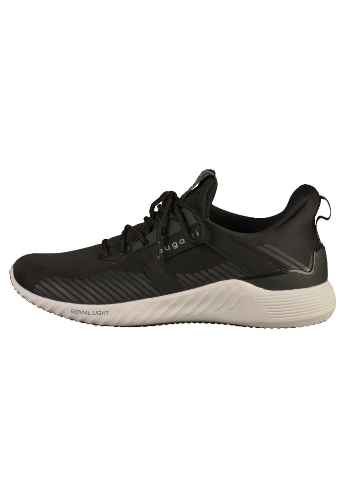 Bugatti Sneaker Lederimitat/Textil Schwarz - surf4shoes