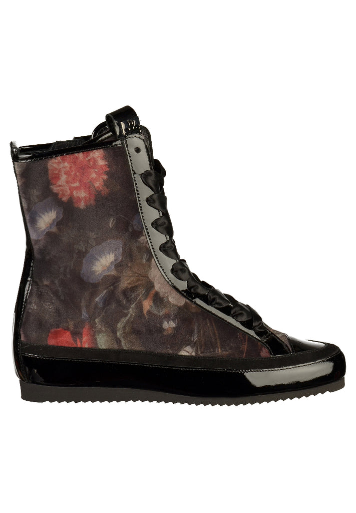 Högl Stiefelette Leder/Textil Schwarz - surf4shoes