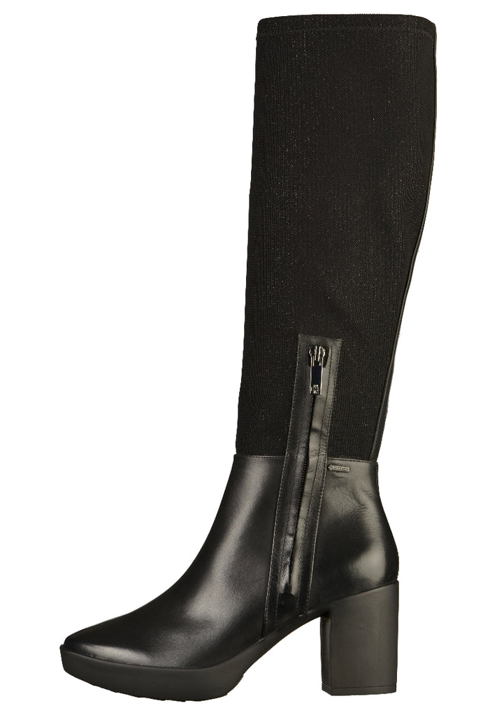 Högl Stiefel Leder/Textil Schwarz - surf4shoes