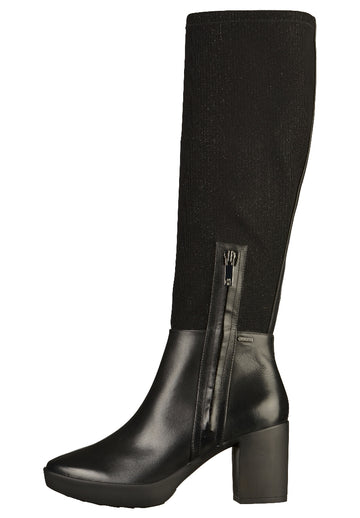 Högl Stiefel Leder/Textil Schwarz - surf4shoes