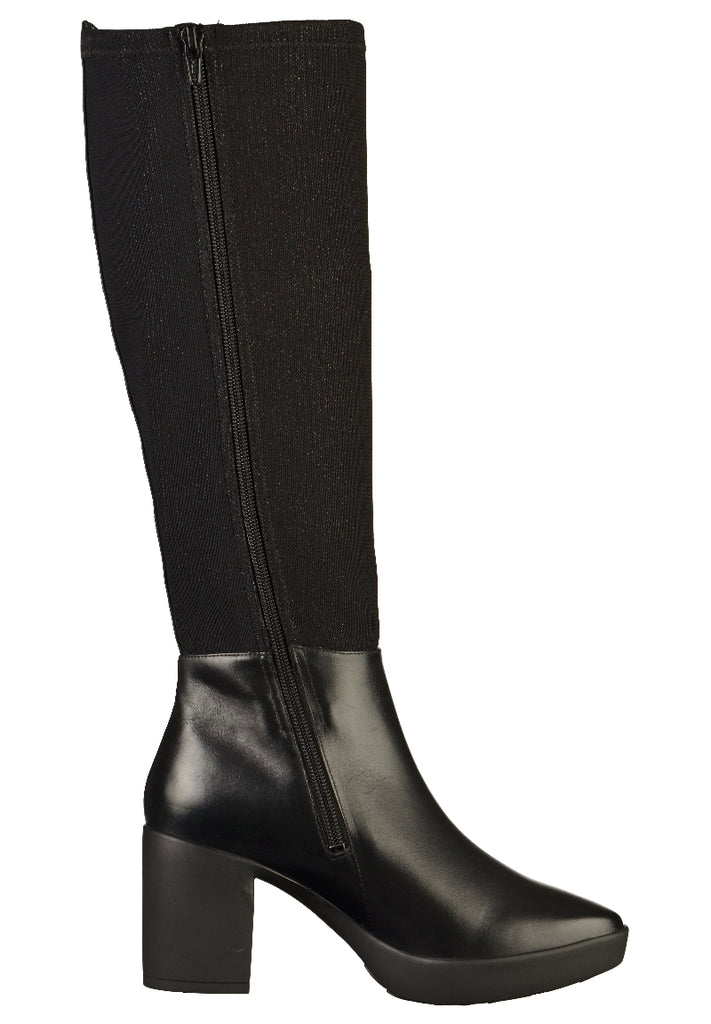 Högl Stiefel Leder/Textil Schwarz - surf4shoes