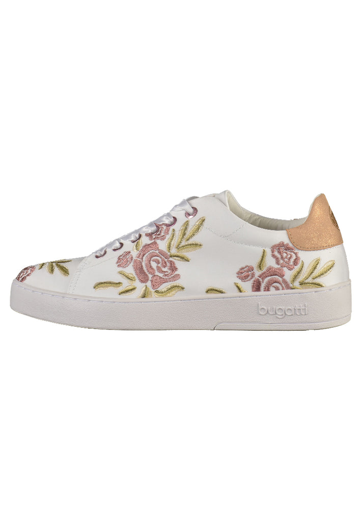 Bugatti Sneaker Lederimitat Weiß - surf4shoes