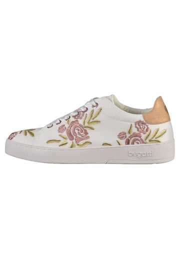 Bugatti Sneaker Lederimitat Weiß - surf4shoes