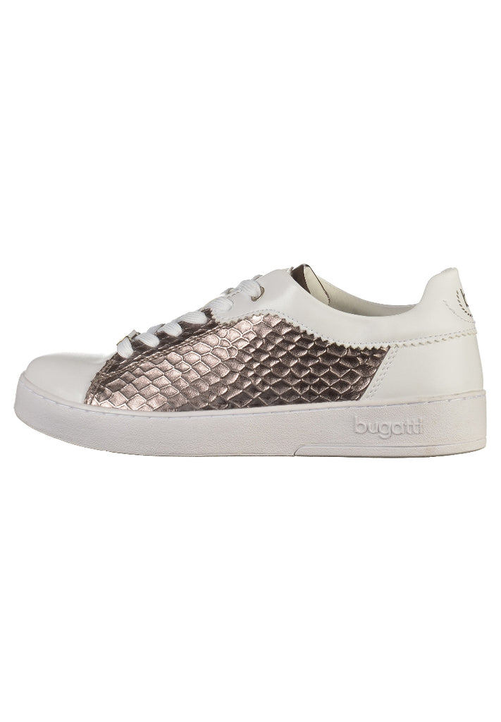 Bugatti Sneaker Lederimitat Weiß/Grau - surf4shoes