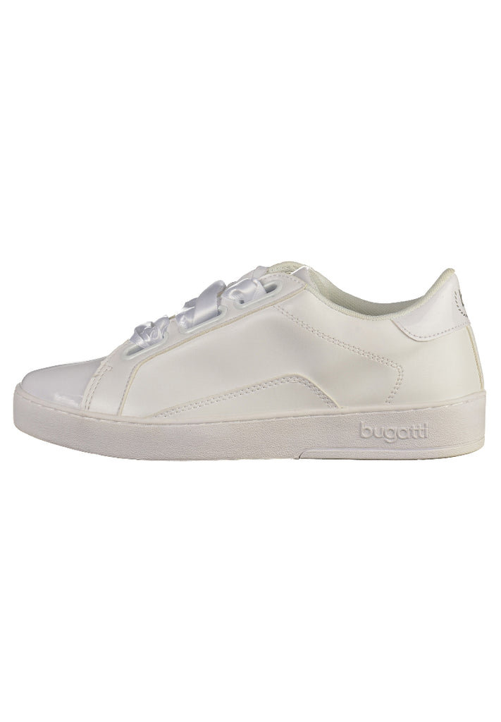 Bugatti Sneaker Lederimitat Weiß - surf4shoes