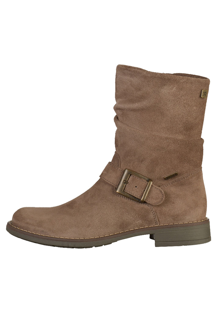 Richter Stiefelette Veloursleder Beige - surf4shoes