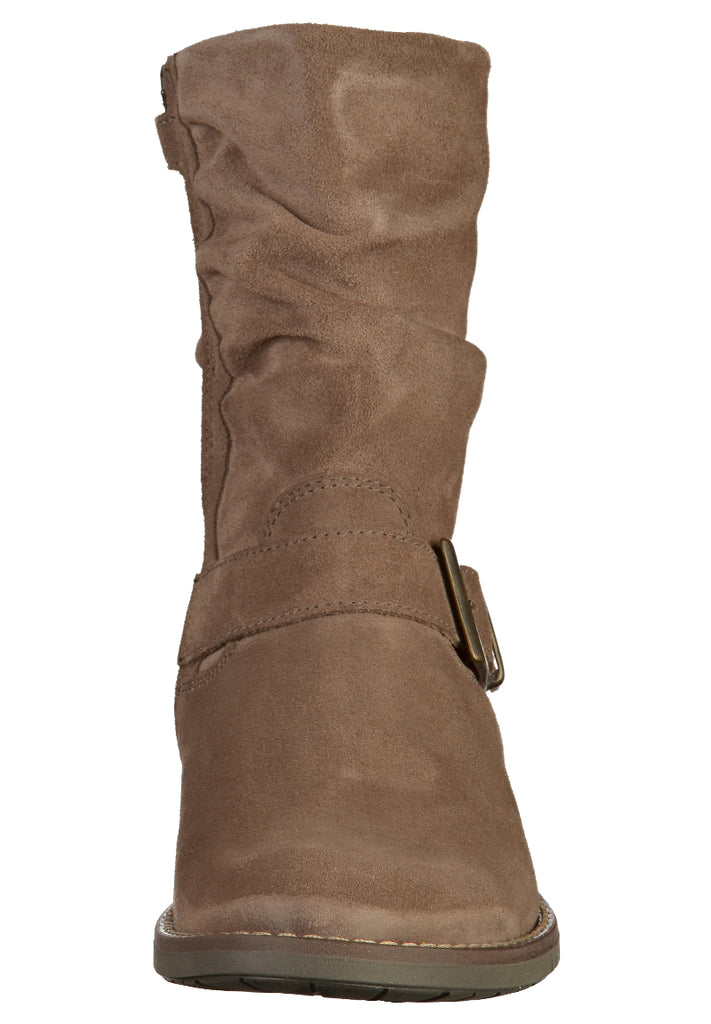 Richter Stiefelette Veloursleder Beige - surf4shoes