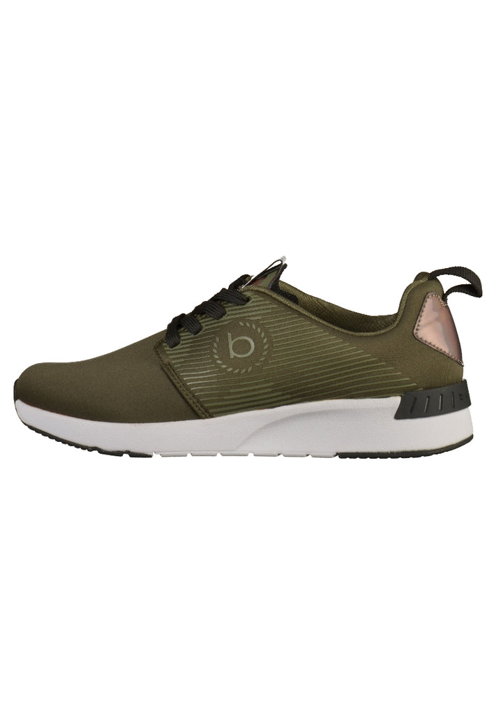 Bugatti Sneaker Lederimitat/Textil Dunkelgrün - surf4shoes