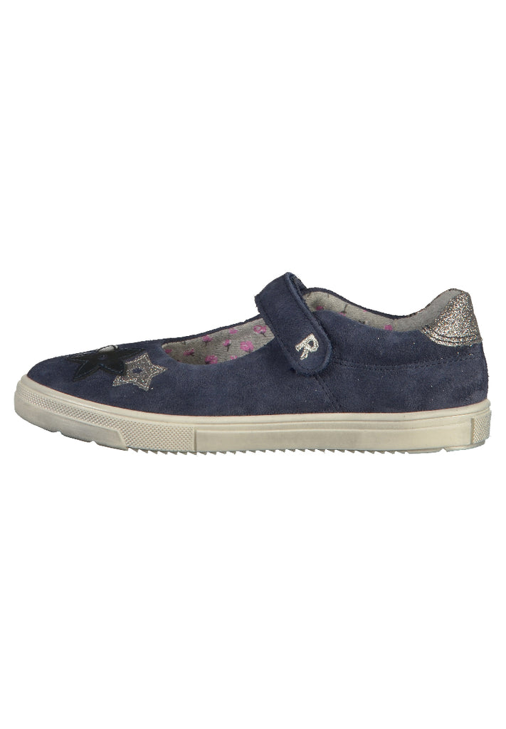 Richter Ballerinas Veloursleder Dunkelblau - surf4shoes
