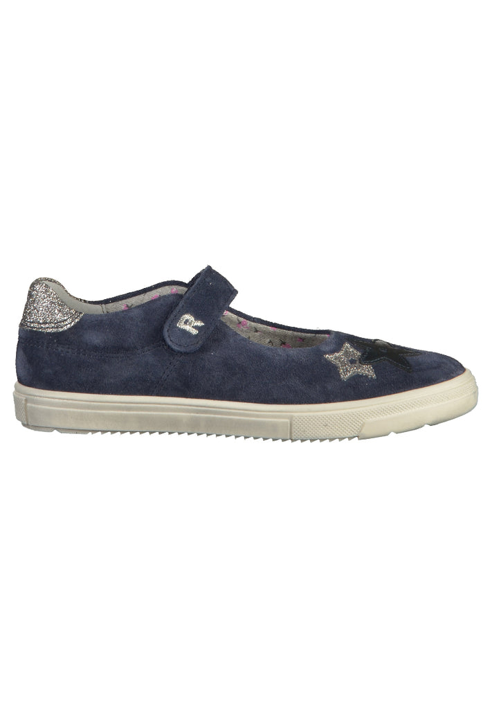 Richter Ballerinas Veloursleder Dunkelblau - surf4shoes