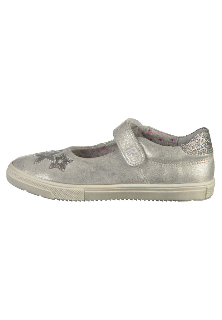 Richter Ballerinas Leder Silber - surf4shoes