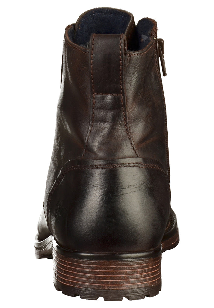 Mustang Stiefelette Leder Dunkelbraun - surf4shoes