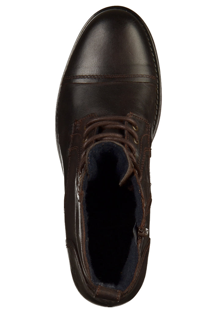 Mustang Stiefelette Leder Dunkelbraun - surf4shoes