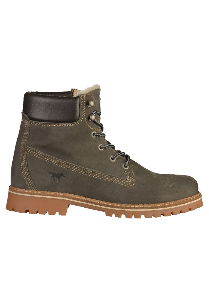 Mustang Stiefelette Leder Dunkelgrau - surf4shoes