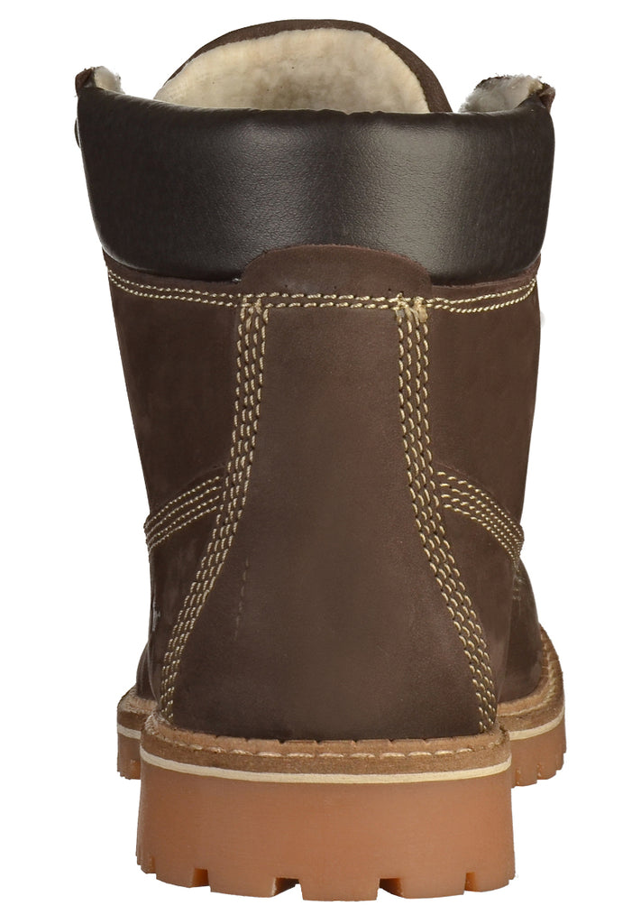 Mustang Stiefelette Leder Dunkelbraun - surf4shoes