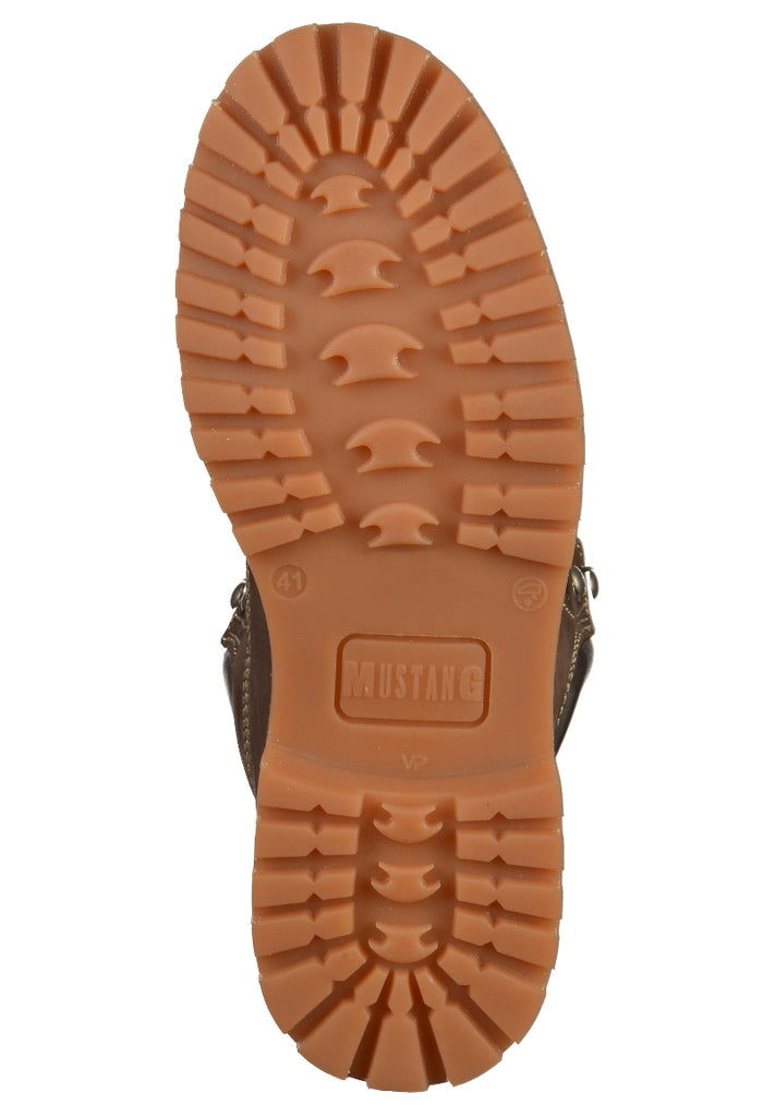 Mustang Stiefelette Leder Dunkelbraun - surf4shoes