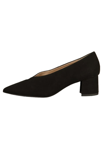 Högl Pumps Veloursleder Schwarz - surf4shoes