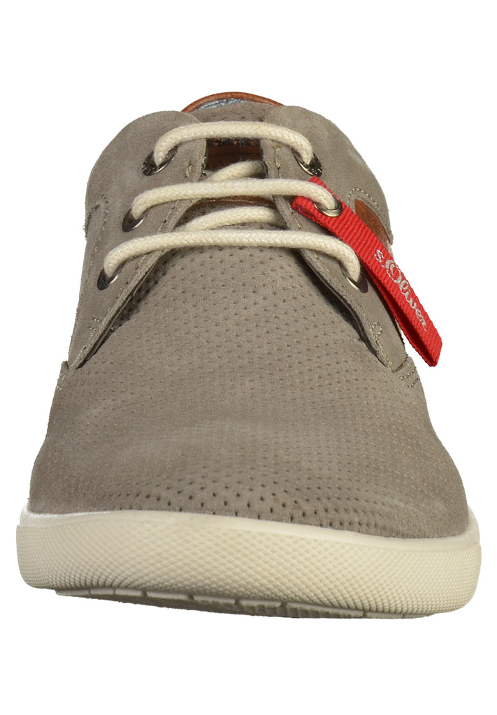 s.Oliver Halbschuhe Leder Grau - surf4shoes