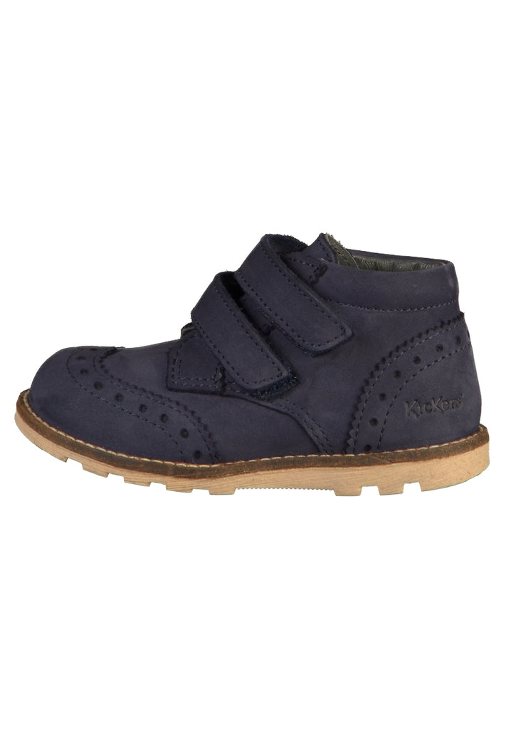 Kickers Halbschuhe Leder Marine - surf4shoes