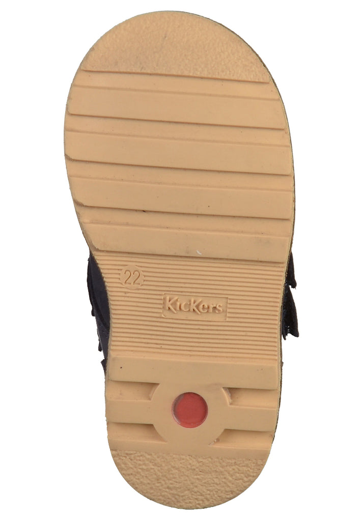 Kickers Halbschuhe Leder Marine - surf4shoes