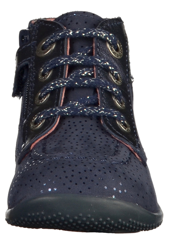 Kickers Halbschuhe Leder Marine - surf4shoes