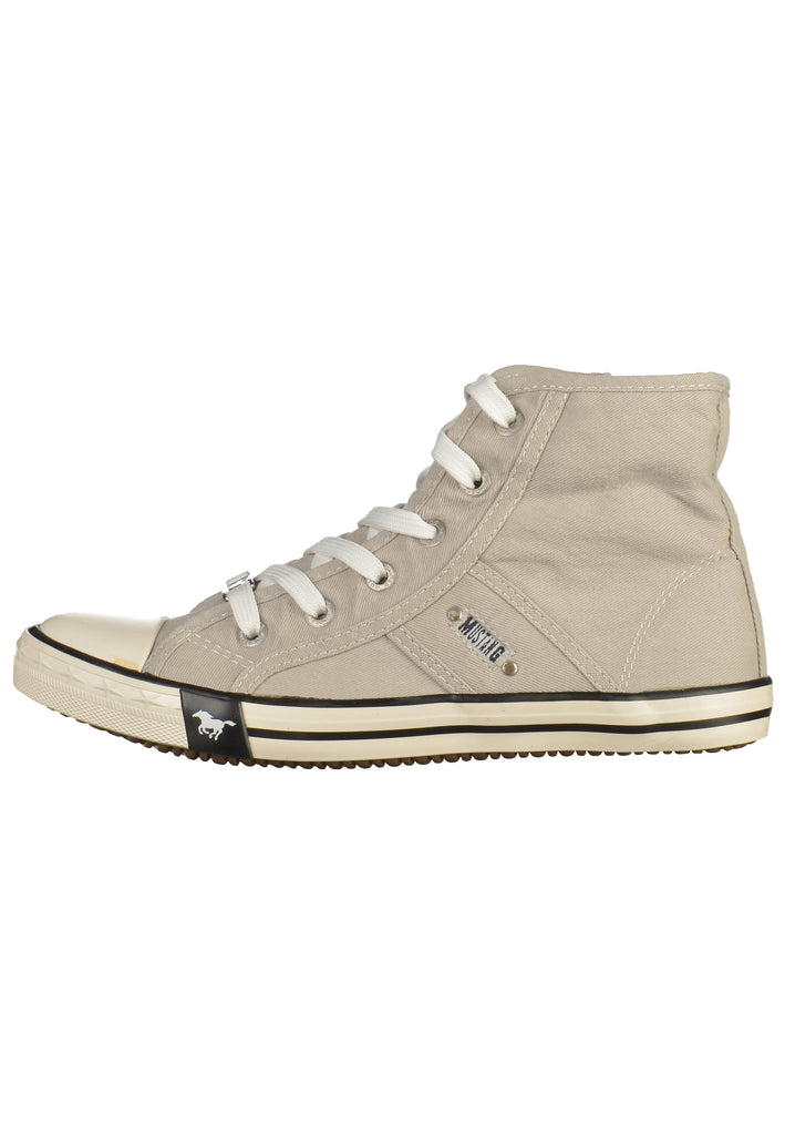 Mustang Sneaker Canvas Hellgrau - surf4shoes