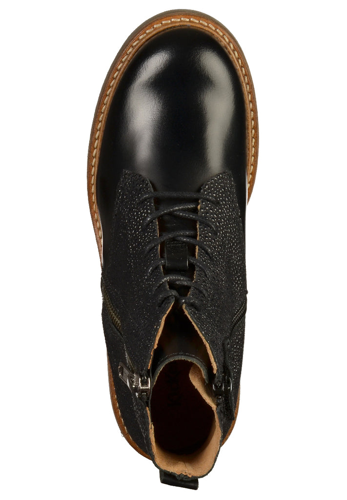 Kickers Stiefelette Leder Schwarz - surf4shoes