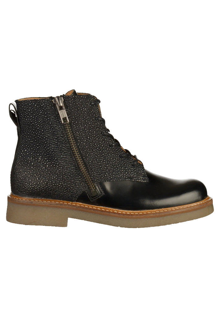Kickers Stiefelette Leder Schwarz - surf4shoes
