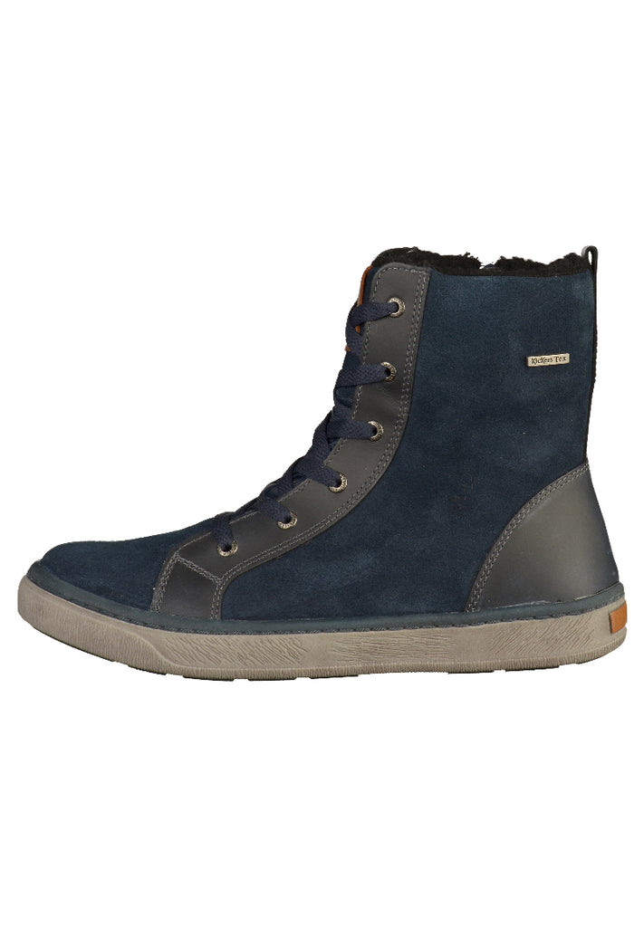 Kickers Stiefel Leder/Textil Marine - surf4shoes
