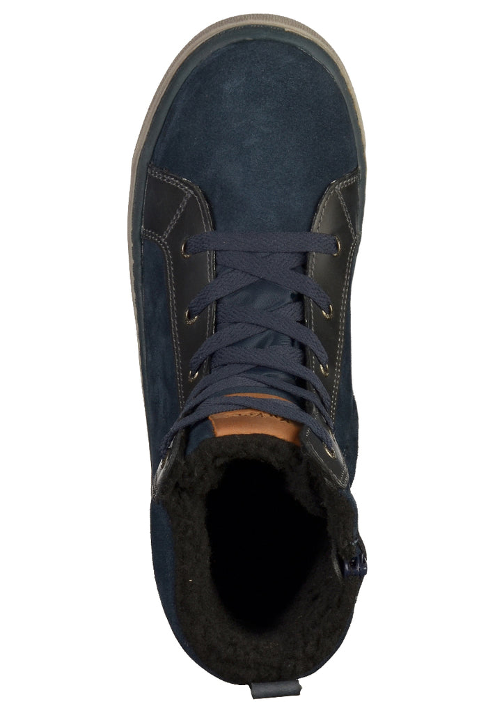 Kickers Stiefel Leder/Textil Marine - surf4shoes