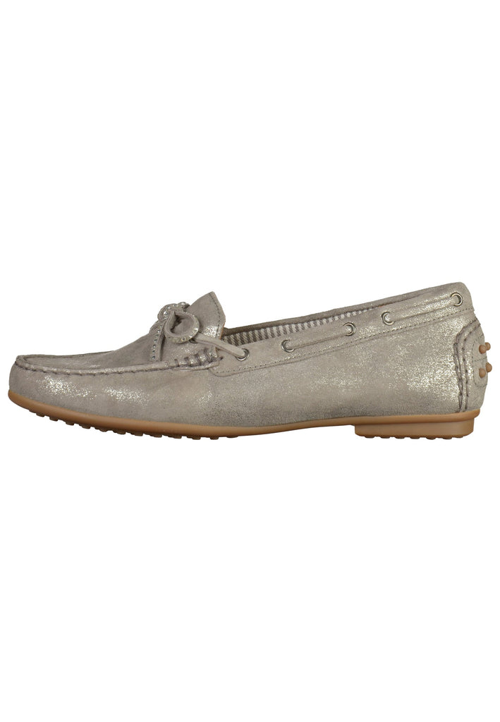 Gabor Mokassin Leder Grau - surf4shoes