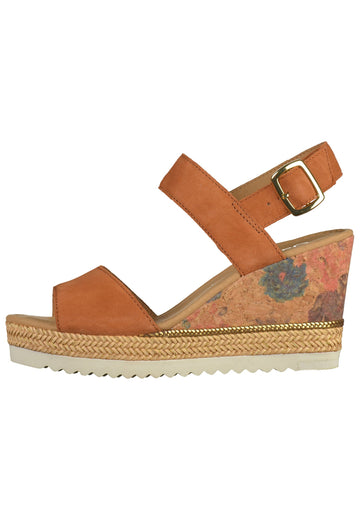 Gabor Sandalen Leder Braun - surf4shoes