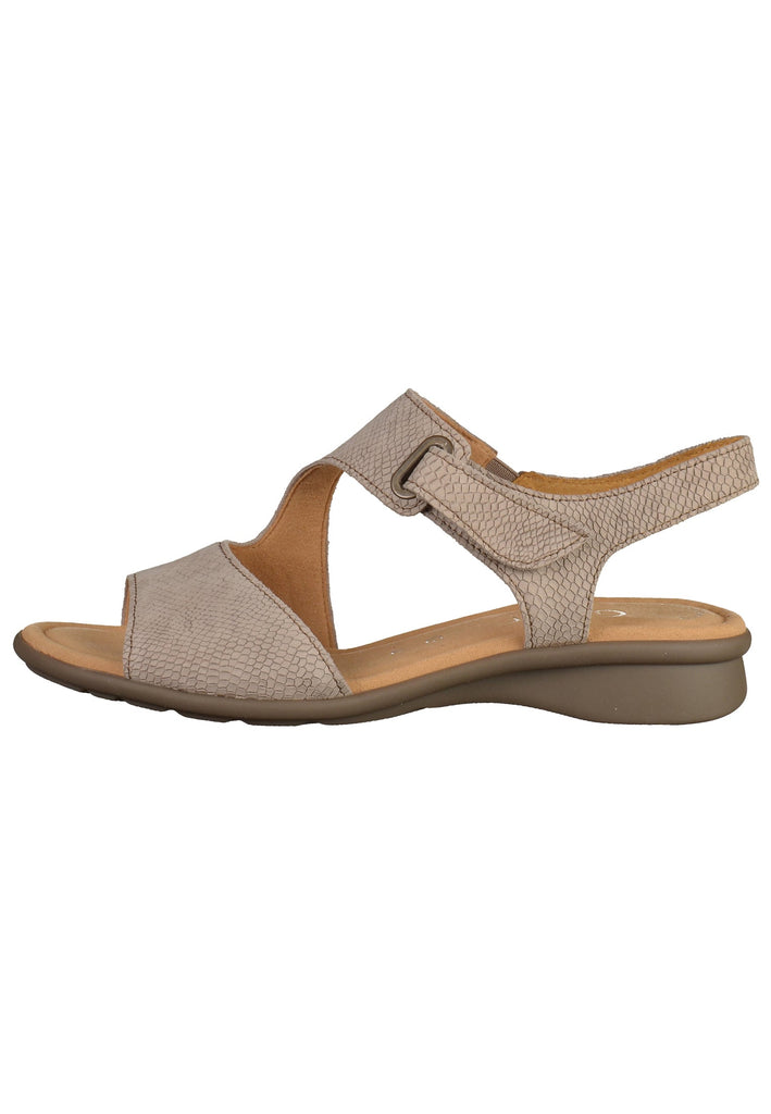 Gabor Sandalen Leder Beige - surf4shoes