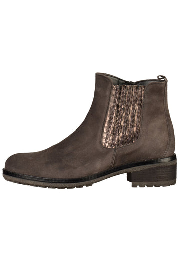 Gabor Stiefelette Leder Anthracite - surf4shoes
